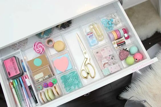 Красивые штучки для оформления 40 Chic Ways to Store Your Office and Craft Supplies