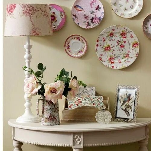 Красивые штучки для оформления Buy one off plates on ebay and make a collage of plate wall hangings Hallway dec