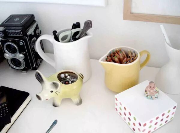 Красивые штучки для оформления 12 creative and unusual diy pencil holder ideas for your home office #eching Cof