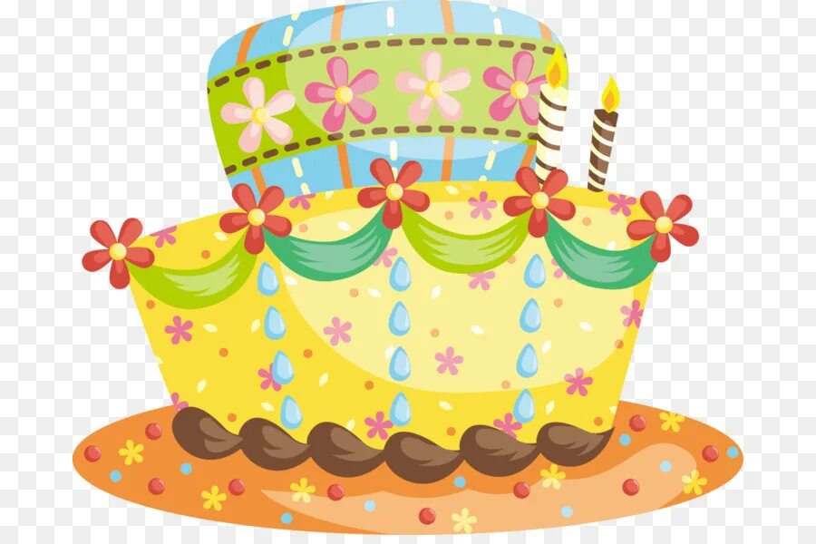 Красивые сказочные торты для оформления распечатать Cupcake - Cartoon Birthday Cake - CleanPNG / KissPNG