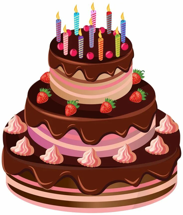 Красивые сказочные торты для оформления распечатать Birthday Cake PNG Clip Art Image Gallery Yopriceville - High-Quality Images and 