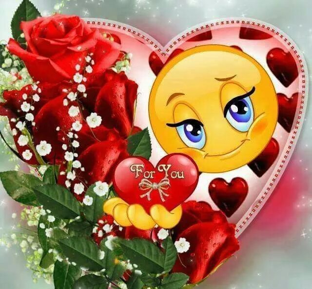 Красивые смайлики картинки с пожеланиями Pin on love Thip! Emoji love, Love smiley, Smiley happy