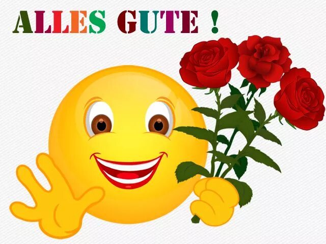 Красивые смайлики картинки с пожеланиями Smiley - Alles Gute ! Smiley geburtstag, Alles gute zum geburtstag emoji, Glückw