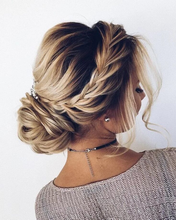Красивые собранные прически на средние Beautiful updo hairstyles, upstyles, elegant updo ,chignon ,bridal updo hairstyl