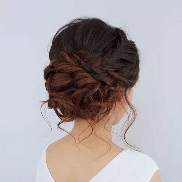 Красивые собранные прически на средние 10+ Wonderful Bridesmaid Updo Hairstyles Long hair styles, Wedding hairstyles, B