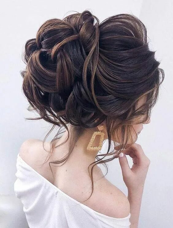 Красивые собранные прически на средние 102 Beautiful Wedding Hairstyles and Bridal Hair Ideas in 2024 Messy hairstyles,