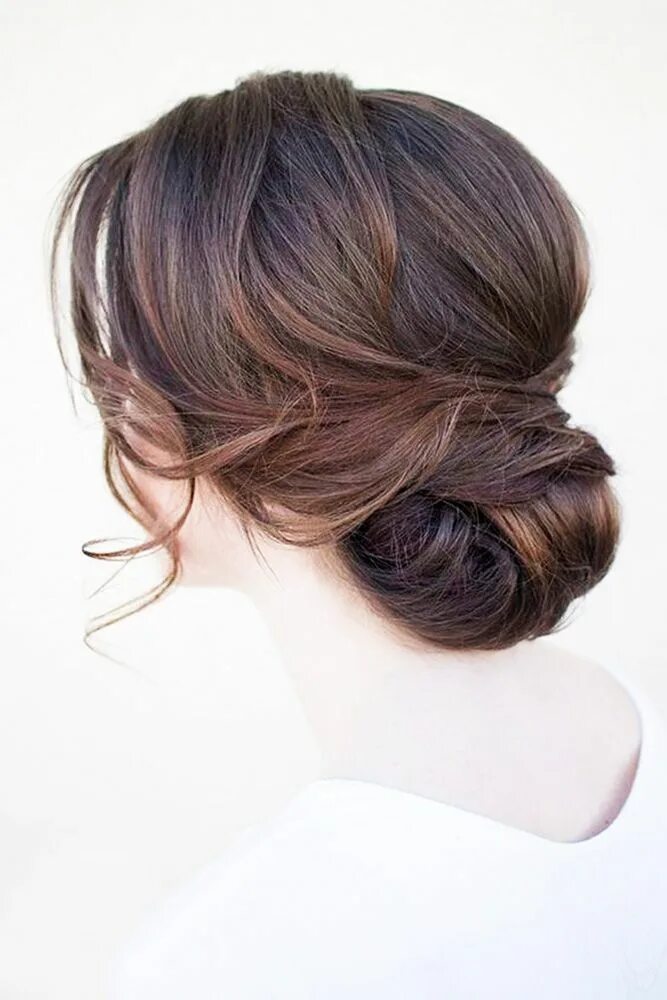 Красивые собранные прически на средние Easy Wedding Hairstyles You Can DIY Wedding Forward Simple wedding hairstyles, S