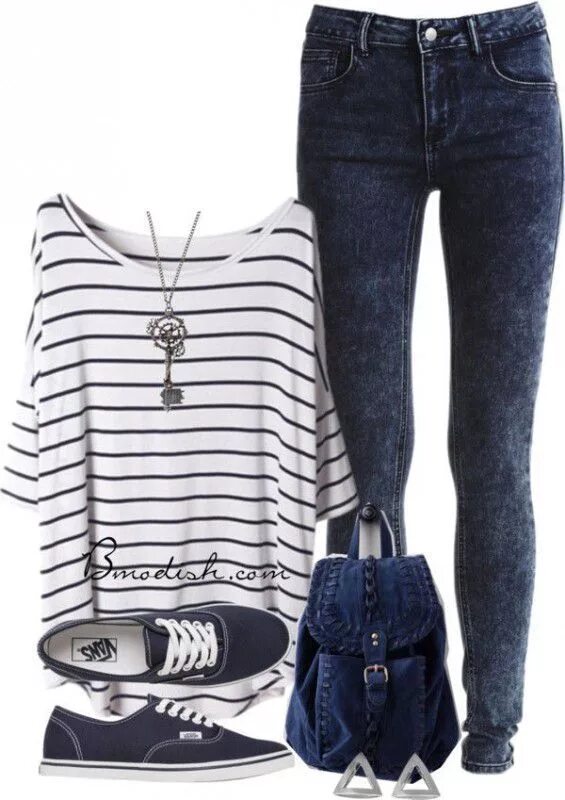 Красивые сочетания одежды для девушек Cute outfits - Outfit 20 Ropa, Ropa para la escuela, Ropa casual