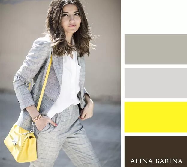 Красивые сочетания с серым цветом в одежде Alina Babina colors palettes Colour combinations fashion, Color trends fashion, 
