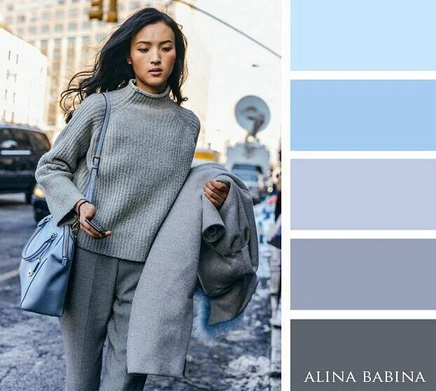 Красивые сочетания с серым цветом в одежде Colors by Alina Babina (@alinababinacolors) * Instagram photos and videos Colour