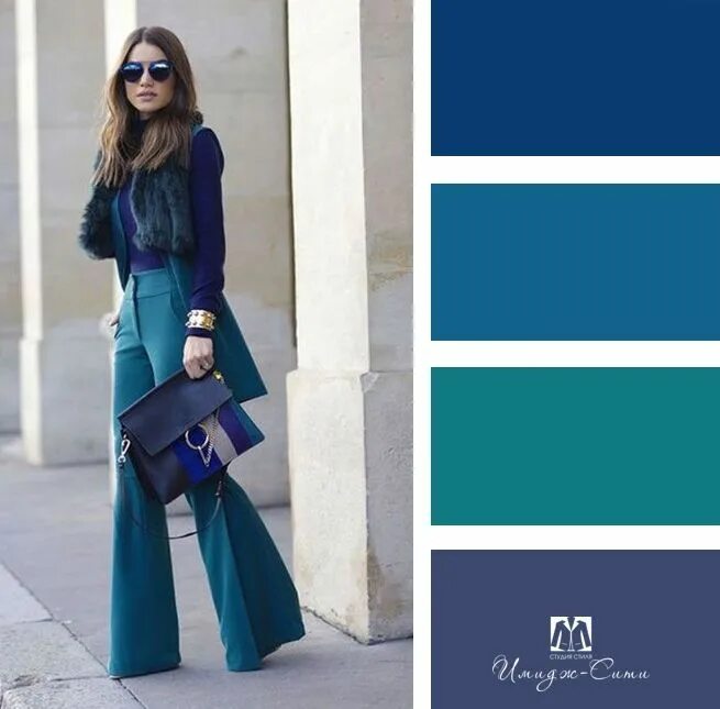 Красивые сочетания с синим в одежде Pin by Sirple Blogger on WOMENS FASHION Colour combinations fashion, Color combi