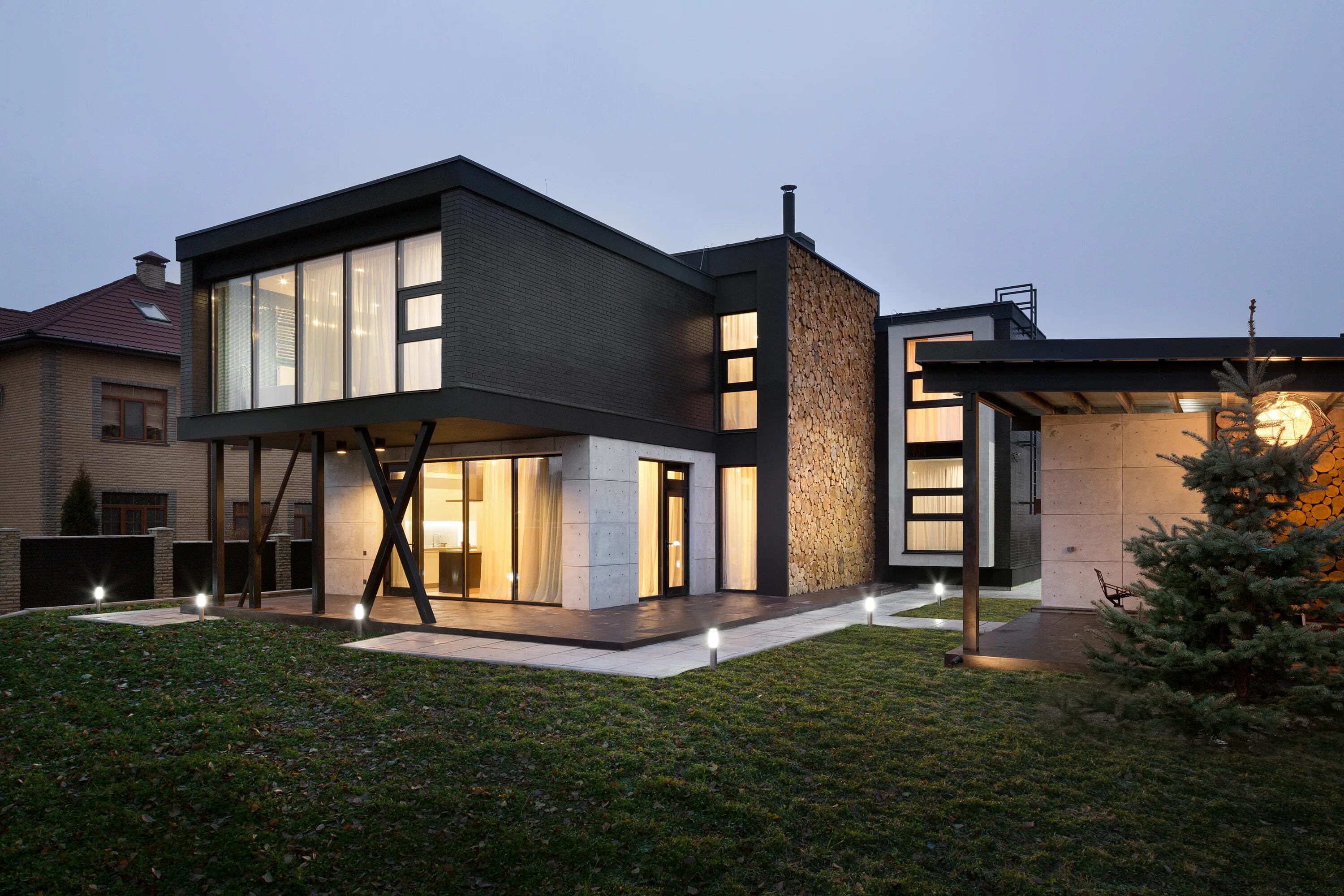 Красивые современные частные дома фото Buddy’s House :: Behance