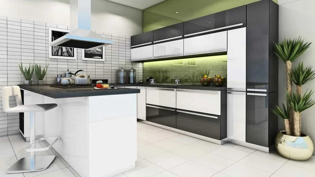 Красивые современные кухни фото Modular kitchen, k7 lifestyle homify Diseño muebles de cocina, Diseño de muebles