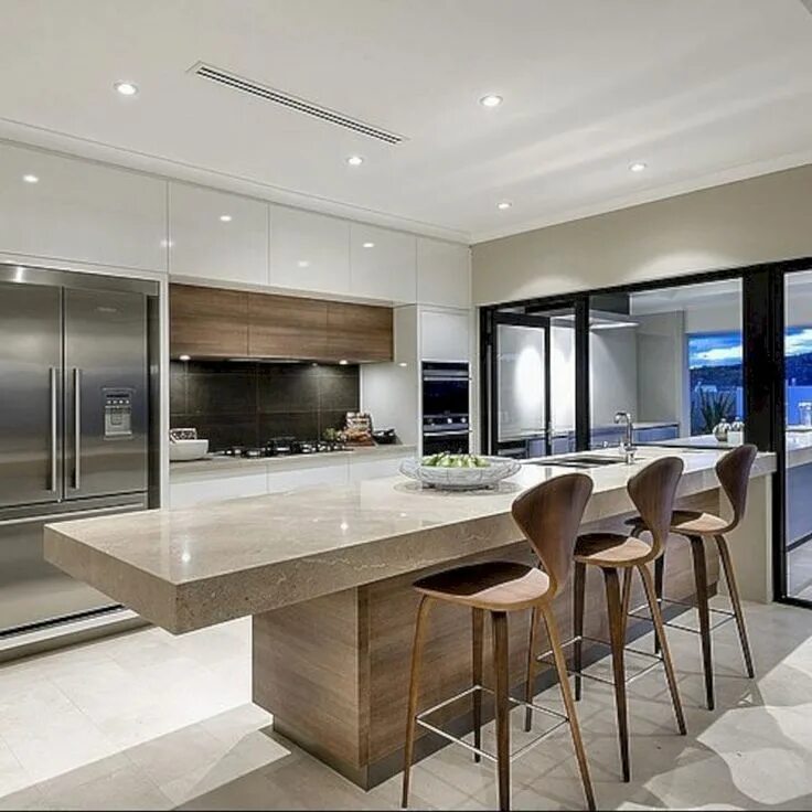 Красивые современные кухни в интерьере фото Interior Design Trends That Will Upgrade Your Home Cuisine moderne, Modele de cu