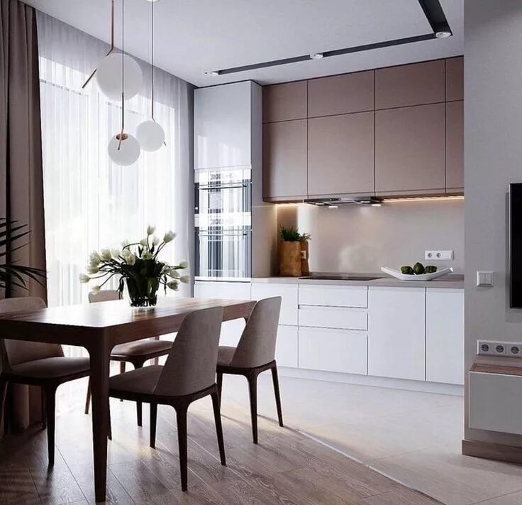 Красивые современные кухни в интерьере фото Pin de Ольга em интерьер - кухня Cozinhas modernas, Decoração cozinha, Cozinhas