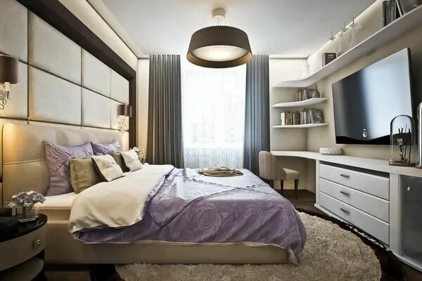 Красивые спальни 12 м дизайн фото Small Bedroom Interior Design Style Trends 2021 Интерьеры спальни, Дизайн интерь