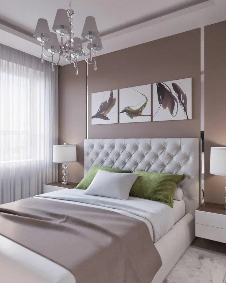 Красивые спальни 12 м дизайн фото Уютно дома. Запись со стены. Bedroom interior, Interior design bedroom small, Ro