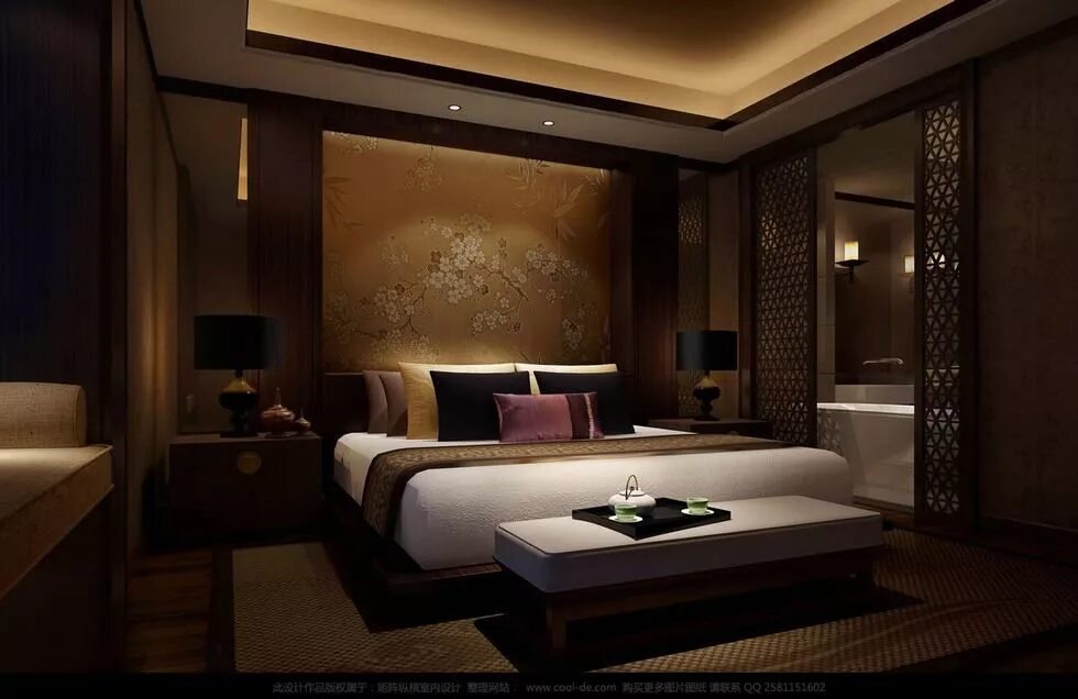 Красивые спальни дизайн East meets West: an Exercise in Interior Adaptation 100 Images Luxurious bedroom