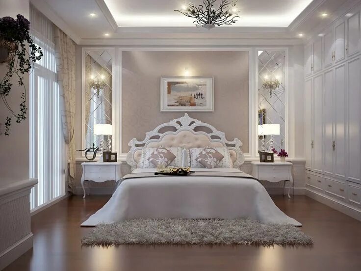 Красивые спальни фото новинки Mẫu Thiết Kế Trang Trí Nội Thất Đẹp Hiện Đại Tân Cổ Điển Nhà Đẹp Luxurious bedro