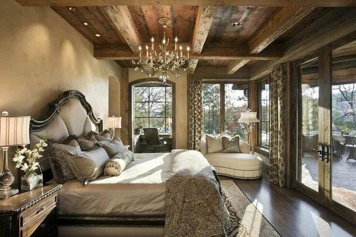 Красивые спальни в частном доме фото 30 Types of Bedroom Styles (Comprehensive Guide) Rustic bedroom design, Modern r