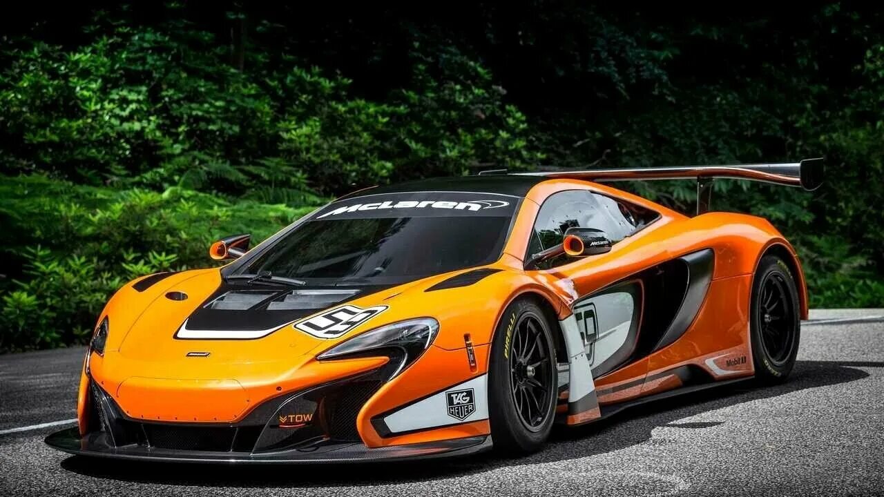 Красивые спортивные машины фото Картина на холсте 60x110 Альянс Лес "Mclaren суперкар тюнинг диски" на подрамник
