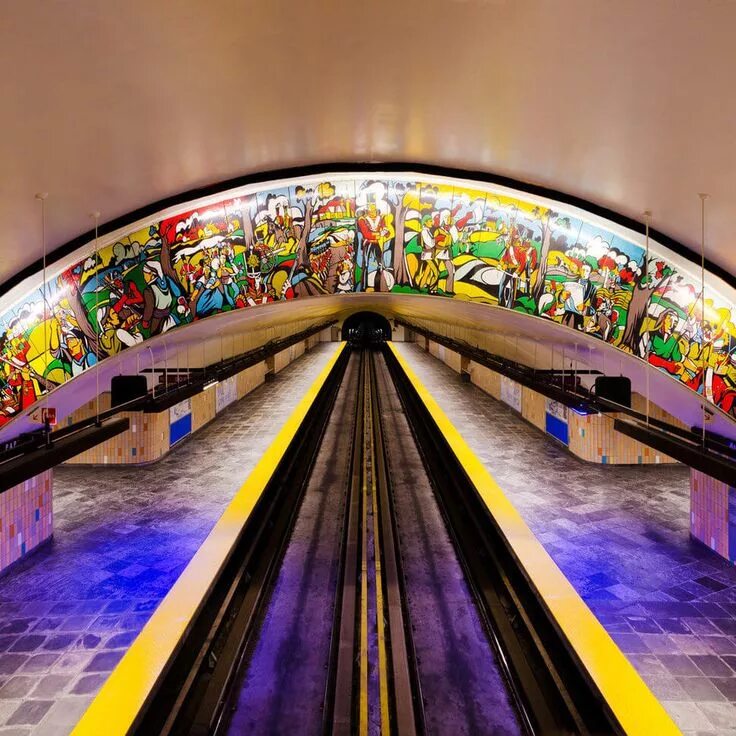Красивые станции метро фото 17 villes où trouver les plus belles stations de métro au monde Montreal archite