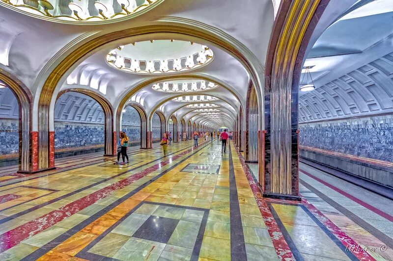 Красивые станции метро москва фото Московское метро IZI Travel