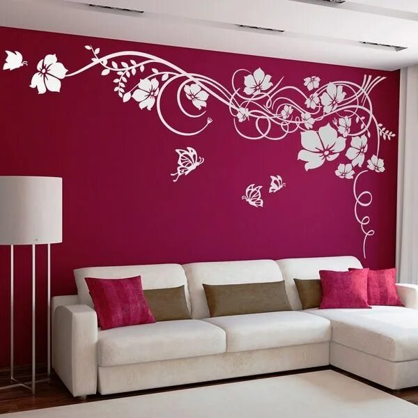 Красивые стены своими руками фото Otoño en Bicicleta - VINILOS DECORATIVOS Decoración de unas, Decoracion de pared