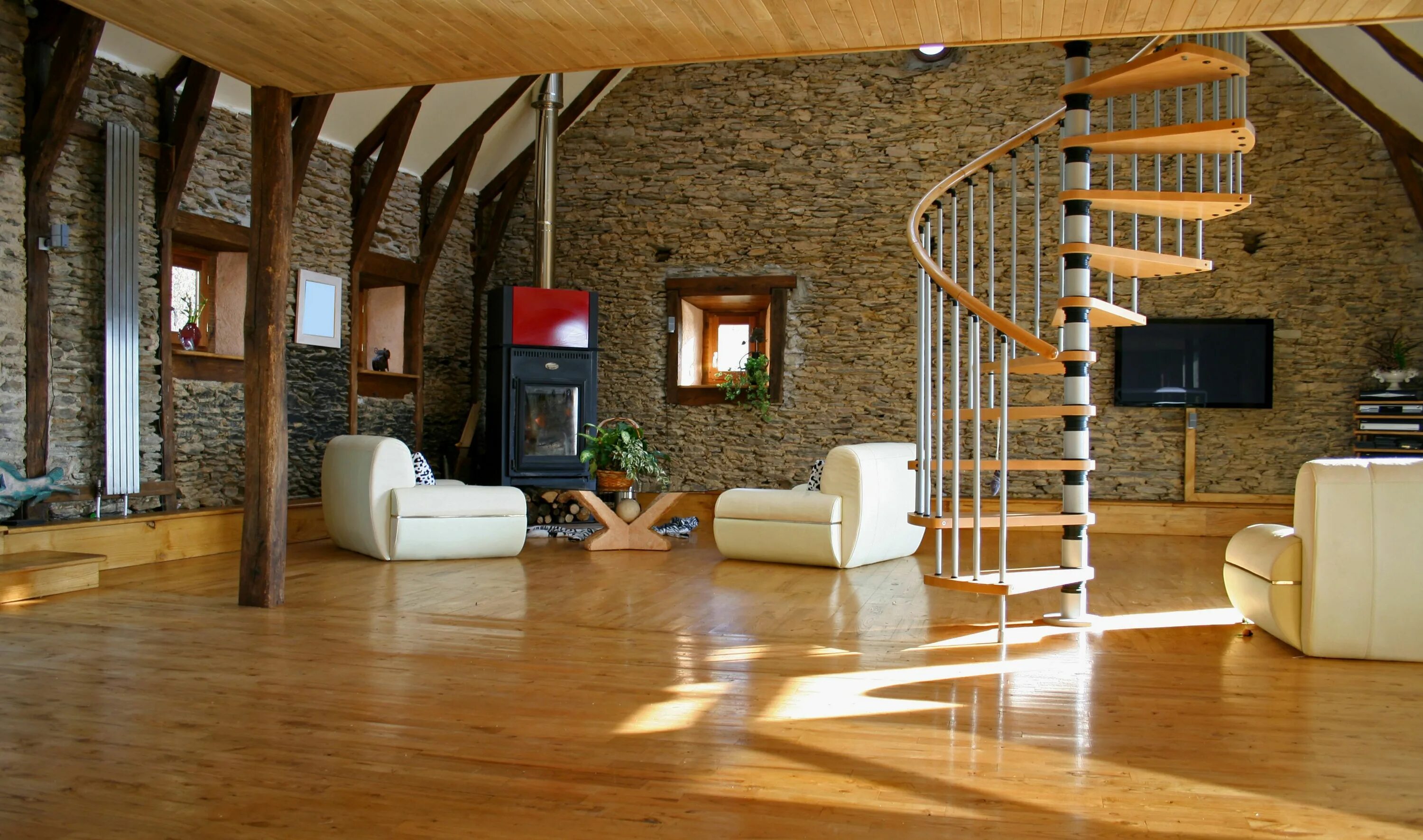 Красивые стены в доме фото Barn conversion interiors, House design, Home addition