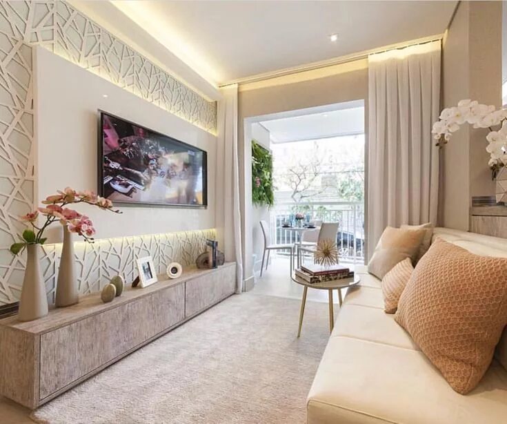 Красивые стены в интерьере гостиной 8,173 curtidas, 45 comentários - Home*Décor*arq*interior*casa (@homeidea). Arred