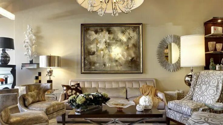Красивые стены в интерьере гостиной фото Фото бесплатно картина, мебель, диван Wholesale home decor, French home decor, H