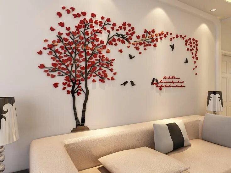 Красивые стены в интерьере своими руками Pin by ShopinExpress on Home Decor Diy wall decals, Diy home decor bedroom, Wall