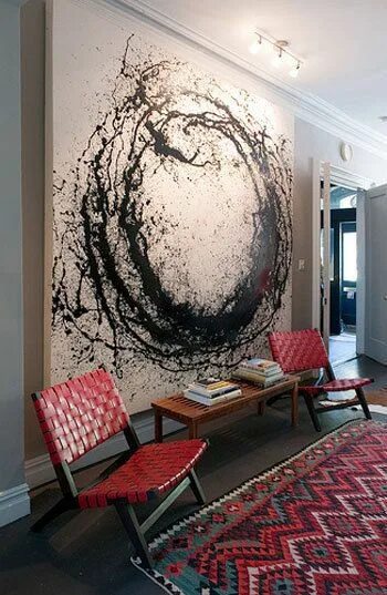 Красивые стены в интерьере своими руками Abstract Painting - Redbubble