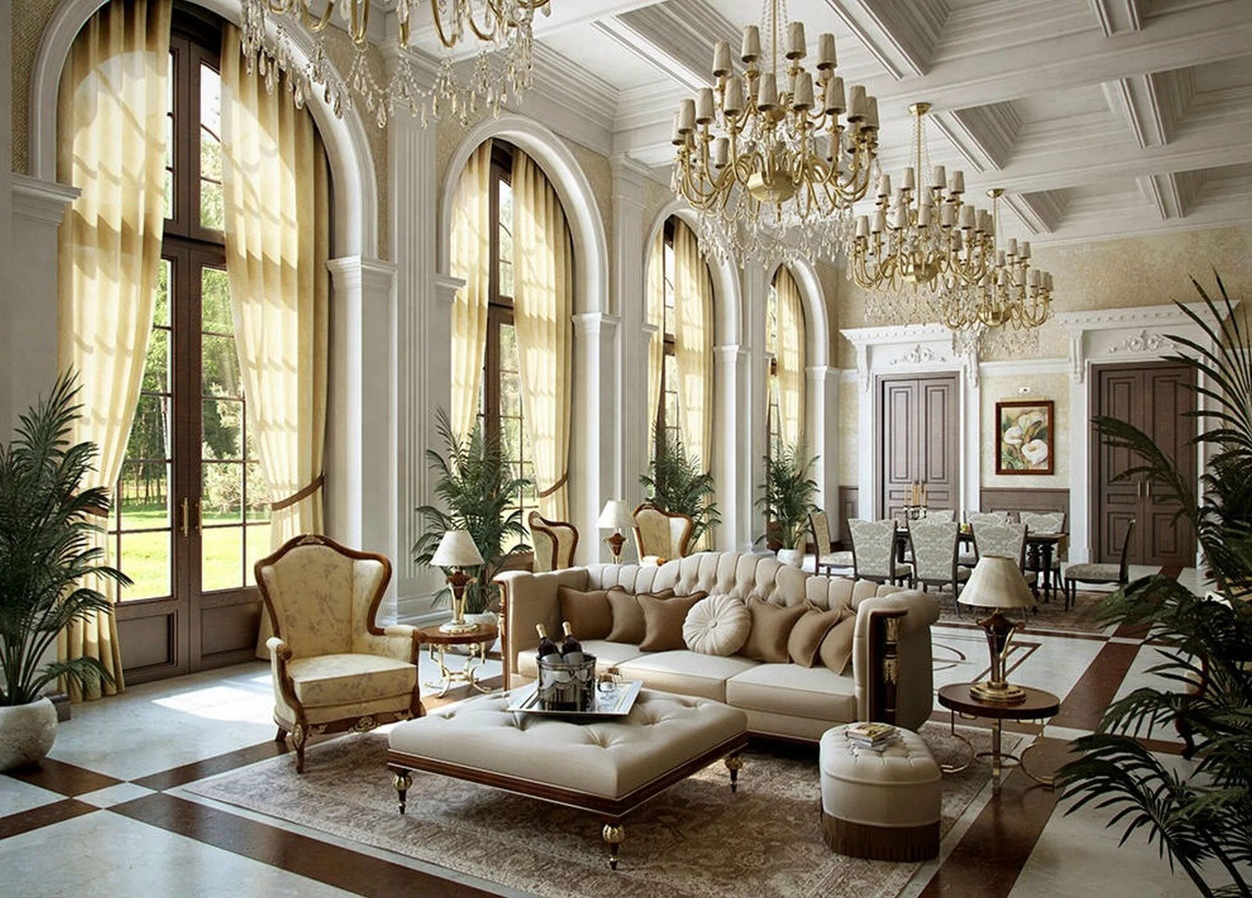 Красивые стили интерьера Elegant Victorian Interior Design Inspiration