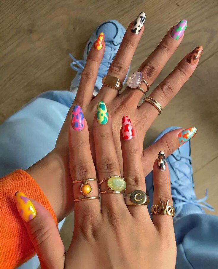Красивые стили маникюра Pin on nail inspo Stylish nails, Gel nails, Cow nails
