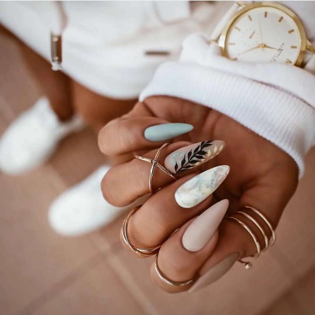 Красивые стильные ногти маникюр 35+ STUNNING Tropical Beach Nails Designs To Try Pretty nails, Perfect nails, Ge