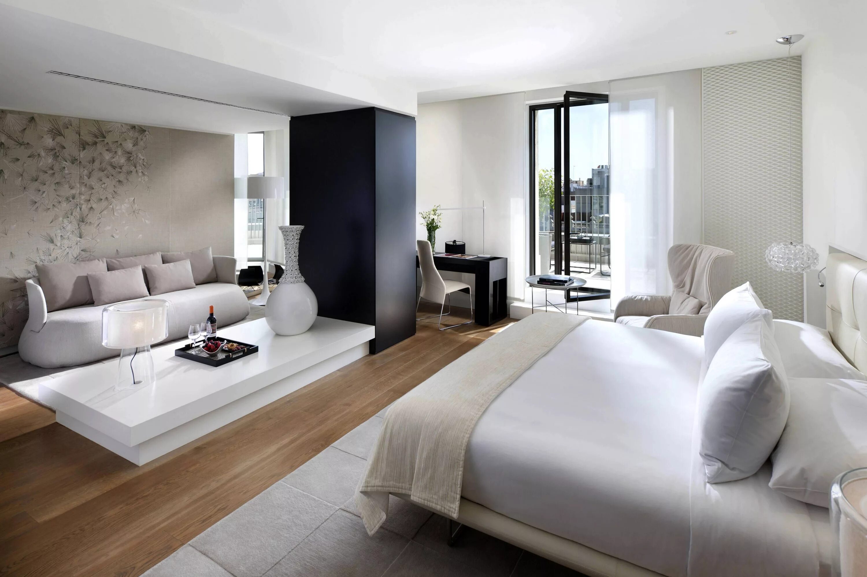 Красивые стильные спальни фото This is what i would like my master bedroom to look like. Chic & calm Apartment 