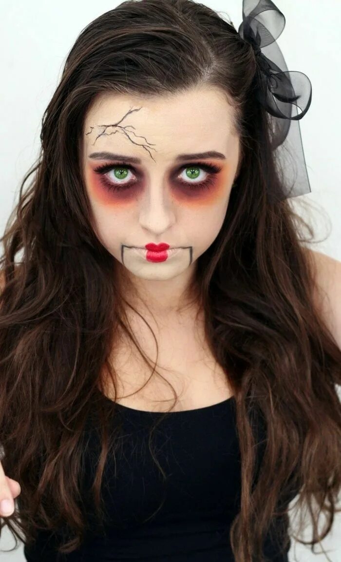 Красивые страшные макияжи Halloween - Make-up Schminke und Co. #Halloween #Schminke #Make-Up Halloween mak