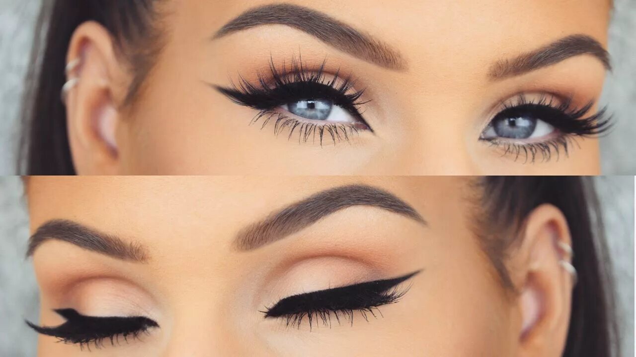 Красивые стрелки на глазах фото How To: Perfect Winged Eyeliner Every Time Cat Eye Tutorial - YouTube