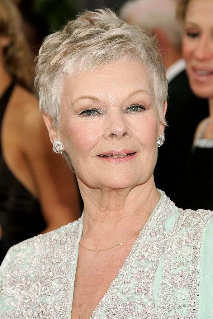Красивые стрижки для пожилых женщин короткие картинки 25 Photos That Prove That Dame Judi Dench Has Always Been A Babe