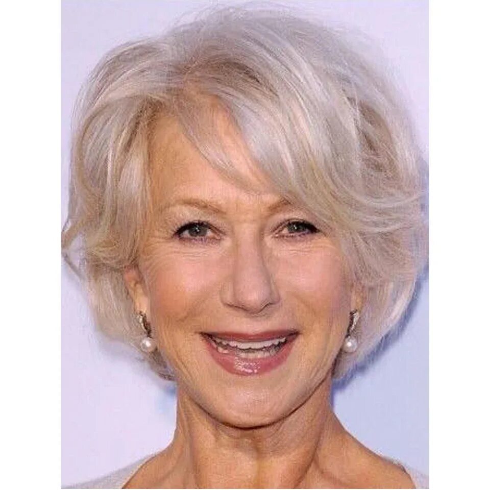 Красивые стрижки для женщин 60 лет фото Sofeel synthetic wigs harajuku short wigs for older women natural hair wig moana