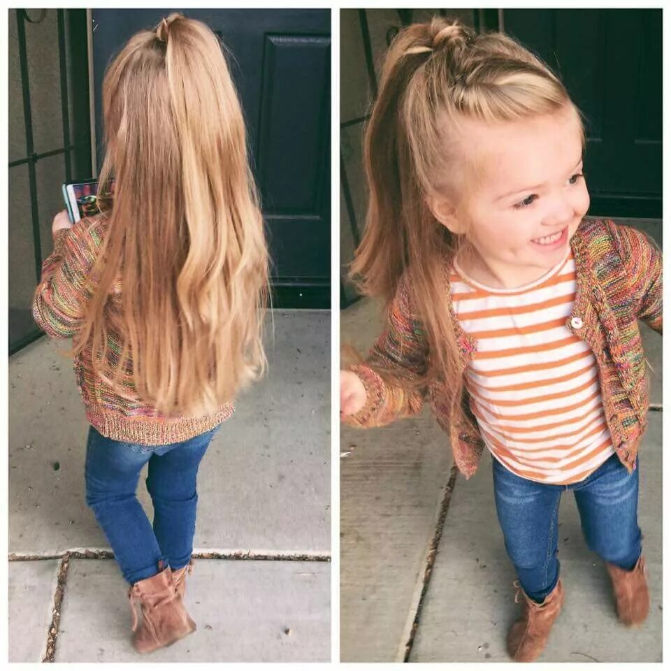 Красивые стрижки на длинные волосы девочке 10 Classy Highlights Little girl hairstyles, Cute little girl hairstyles, Hair s