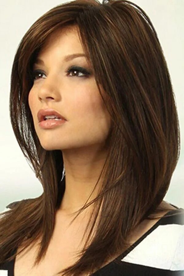 Красивые стрижки на длинные волосы для женщин Pin on bellavita Hairstyles for thin hair, Long hair styles, Natural hair wigs