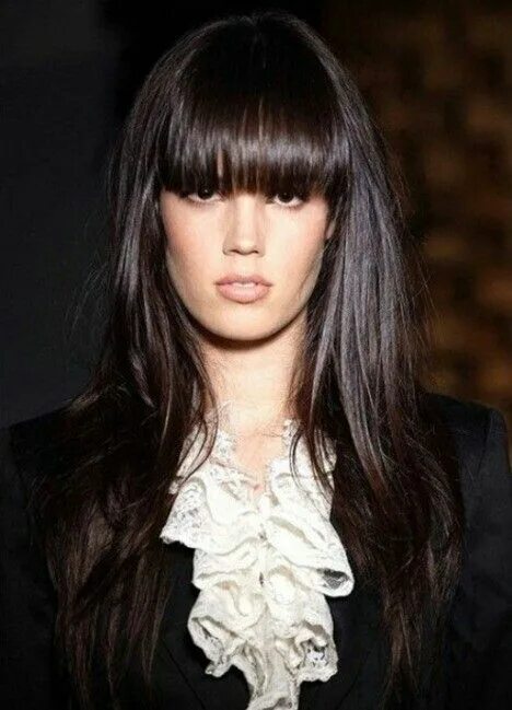 Красивые стрижки на длинные волосы с челкой Pin on Волосы Long hair styles, Haircuts for long hair, Gorgeous hair