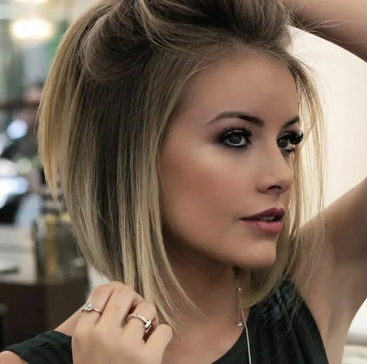 Красивые стрижки на каре волосы Pin on Style - Hair // Cabelos