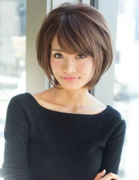 Красивые стрижки на короткие волосы с челкой Pin on Н.стрижка... Short hair with bangs, Thick hair styles, Hairstyles haircut