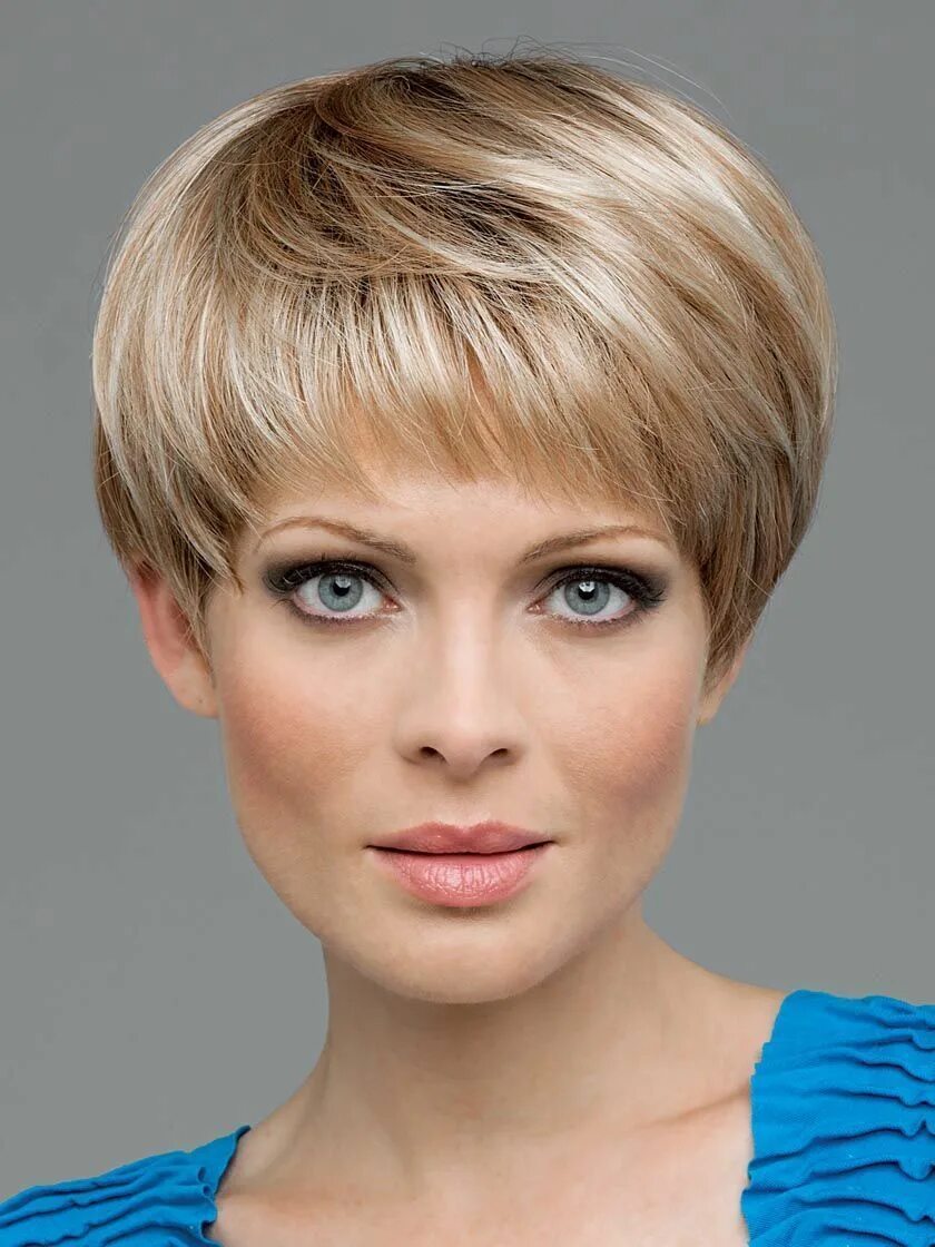 Красивые стрижки на короткие волосы с челкой JoAnne Monofilament Wig Short hair cuts, Short hair cuts for women, Short hair s