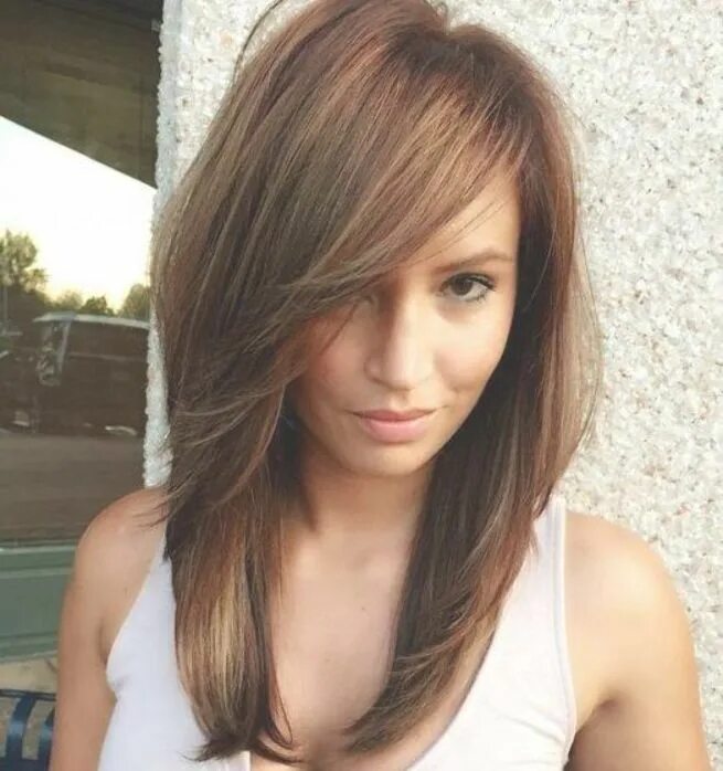 Красивые стрижки на средние волосы для девушек Medium-length Hair with Bangs: The Choice Not to Miss #bangs #choice #length #me