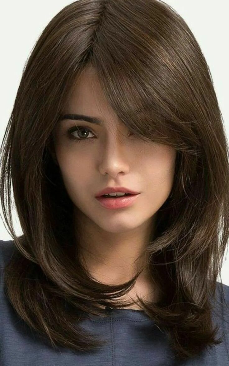 Красивые стрижки на средние волосы для девушек beautiful girl USA/UK Long hair styles, Haircuts straight hair, Short hair style