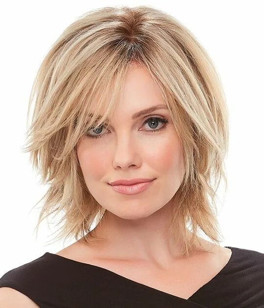 Красивые стрижки на средние волосы тонкие Gorgeous Volume with TOP FORM 6-8 Hairpiece by Jon Renau - Wilshire Wigs - Wilsh